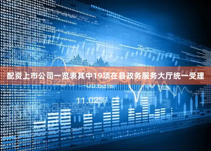 配资上市公司一览表其中19项在县政务服务大厅统一受理