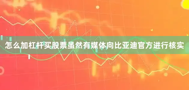 怎么加杠杆买股票虽然有媒体向比亚迪官方进行核实